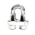 Koch Campbell Polished Stainless Steel Wire Rope Clip T7633003